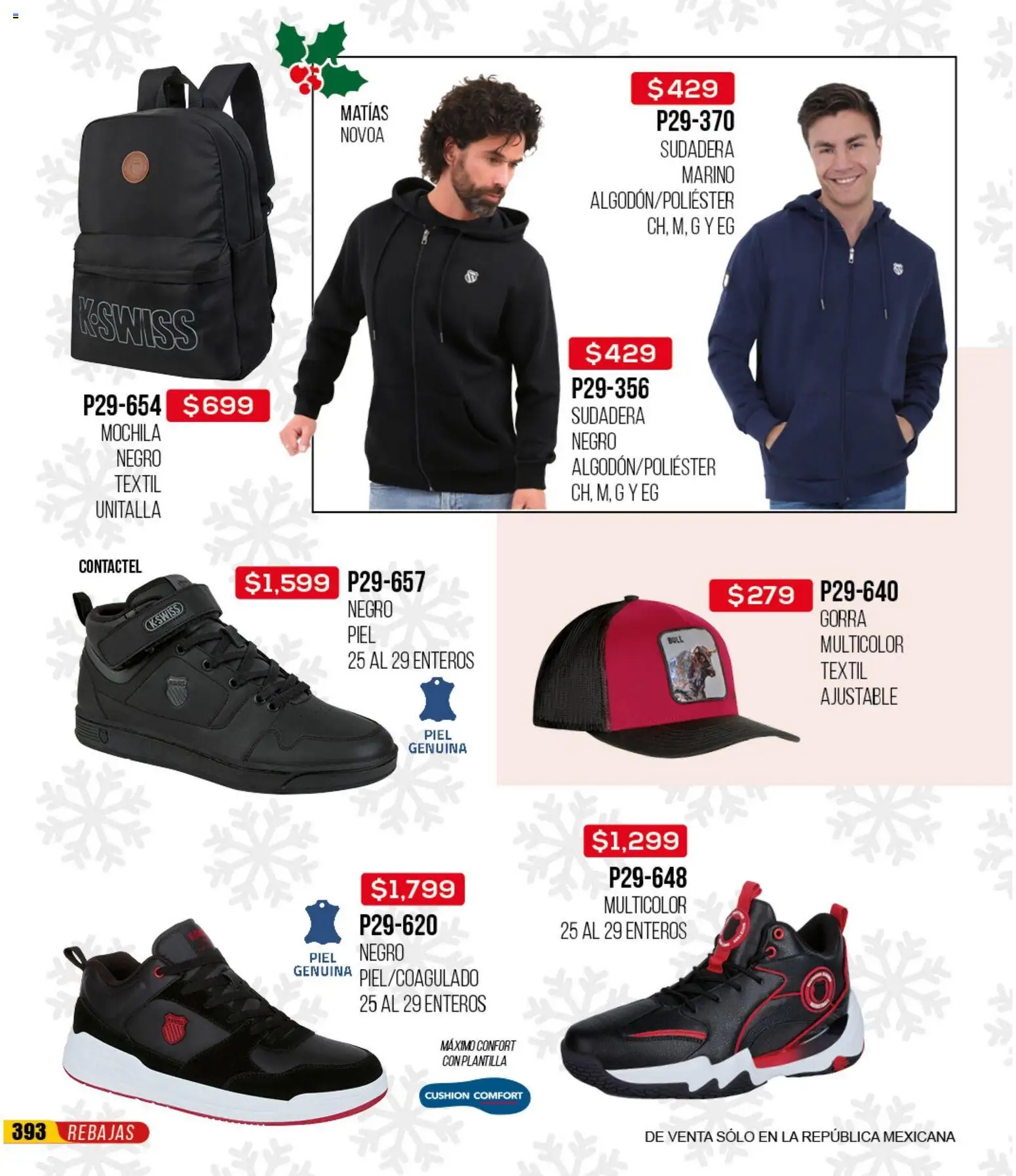 Nuevas ofertas de Cklass válidas en toda la República Mexicana desde el 30.11.2025. ¡Encuentra las mejores ofertas en Cklass catálogo Rebajas Navideñas Ropa! | Página: 651 | Productos: Gorra, Mochila, Sudadera