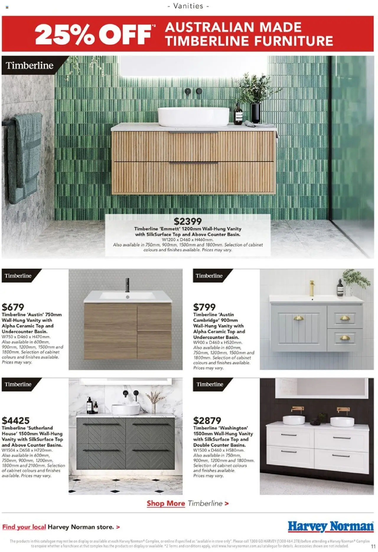 Harvey Norman catalogue - valid from 03.10.2025 | Page: 11 | Products: Cabinet, Accessories