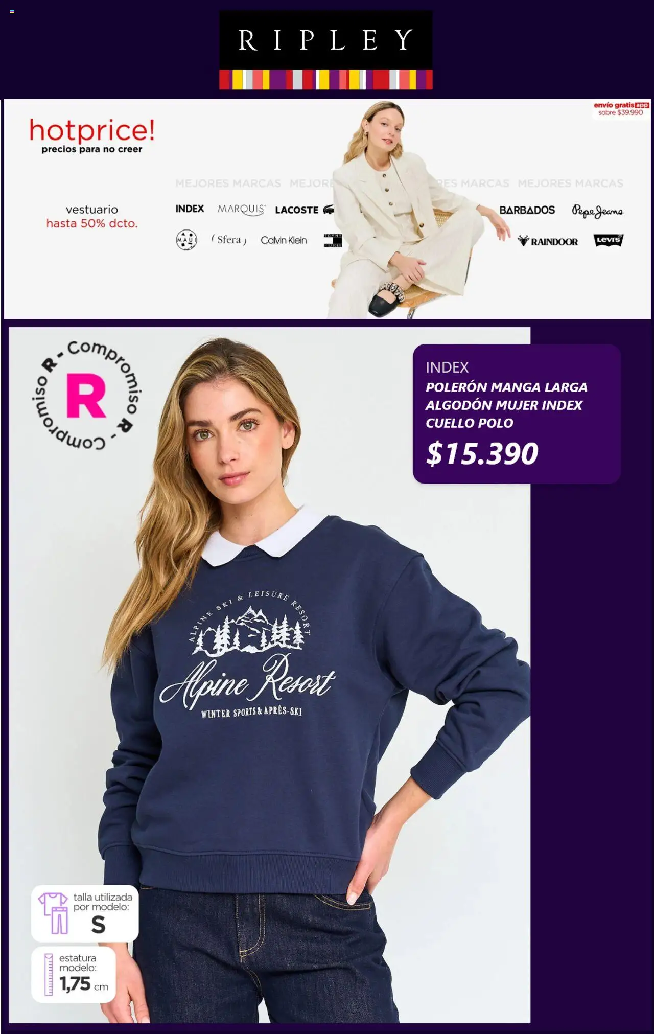Ripley ofertas  │ válido desde el 02.09.2025 | Página: 4 | Productos: Manga, Algodón, Cuello, Sobre