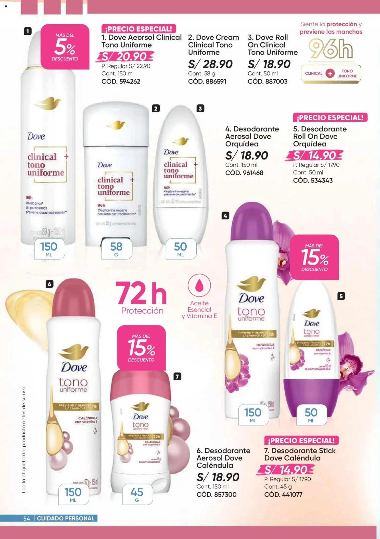 Catálogo Azzorti válido desde 26.01.2026 | Página: 54 | Productos: Desodorante, Aceite