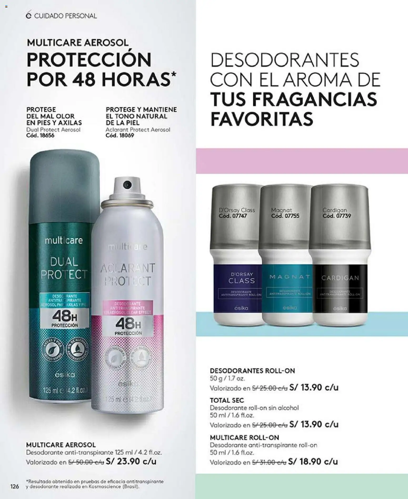 Catálogo Ésika válido desde 04.04.2026 | Página: 138 | Productos: Desodorante, Antitranspirante