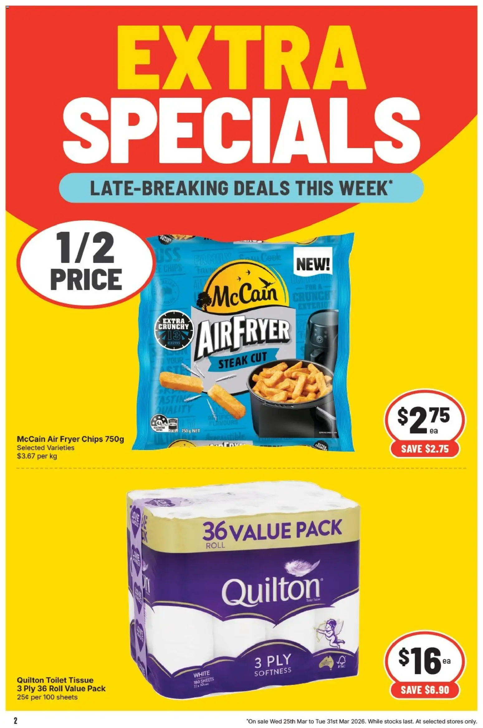 Ritchies catalogue - valid from 25.03.2026 | Page: 3 | Products: Toilet, Chips, Steak