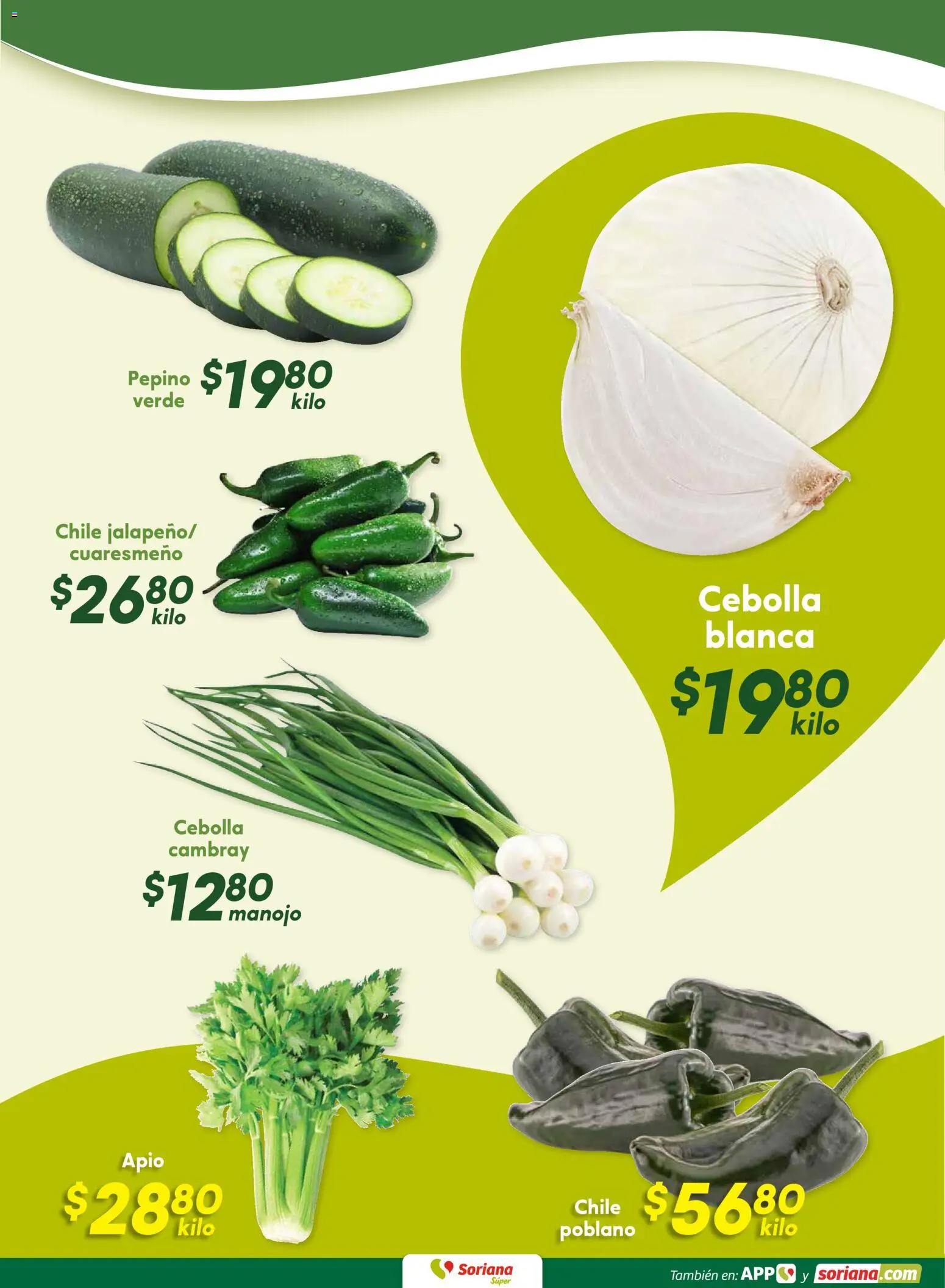 Nuevas ofertas de Soriana válidas en toda la República Mexicana desde el 19.02.2026. ¡Encuentra las mejores ofertas en Soriana - Fin de Semana Súper: BCS, Son y Sin! | Página: 11 | Productos: Cebolla, Apio