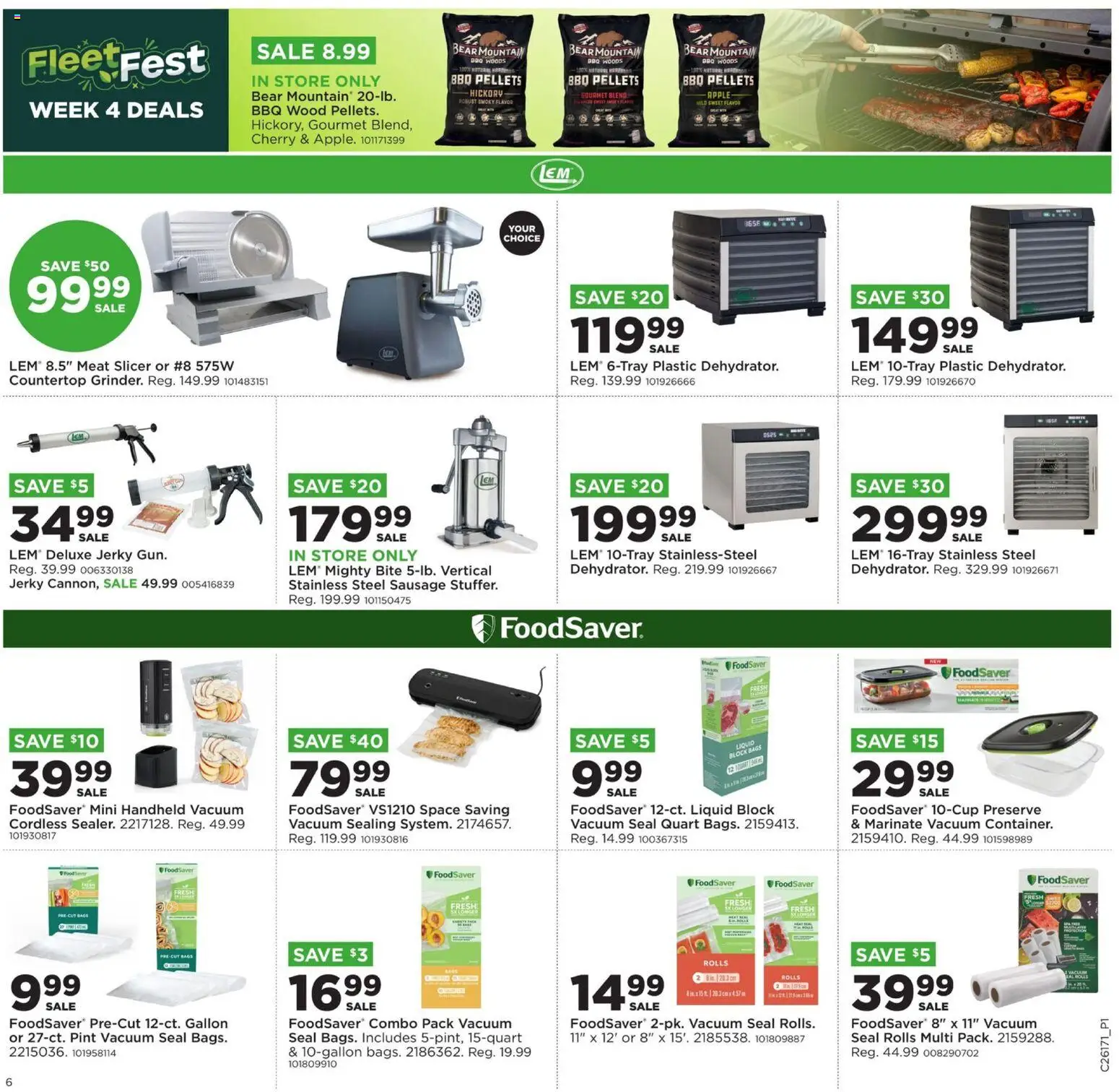 Mills Fleet Farm Weekly Ad - valid from 20.04.2026 | Page: 9 | Products: Vacuum, Sausage, Slicer