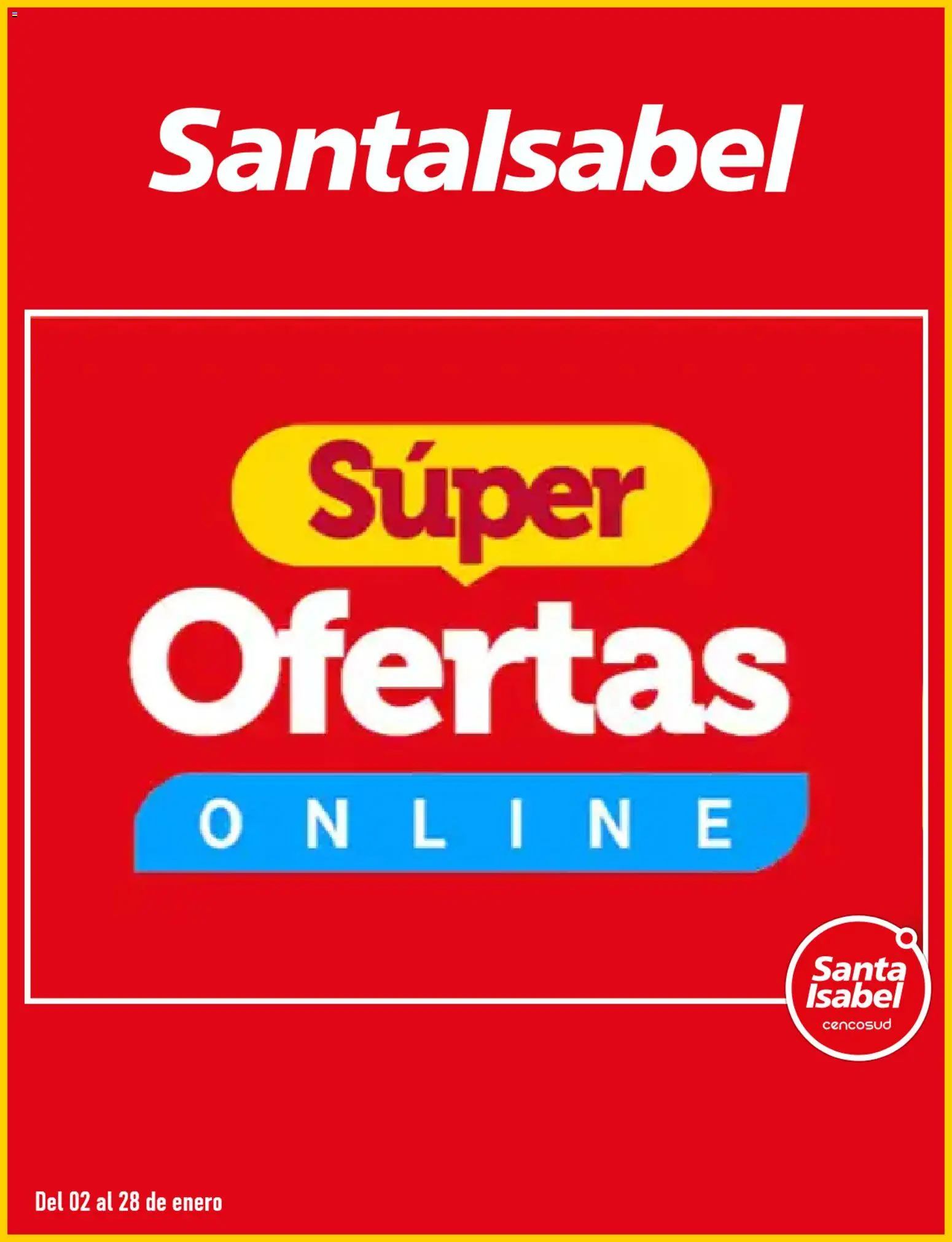 Santa Isabel ofertas  │ válido desde el 02.01.2026 | Página: 1