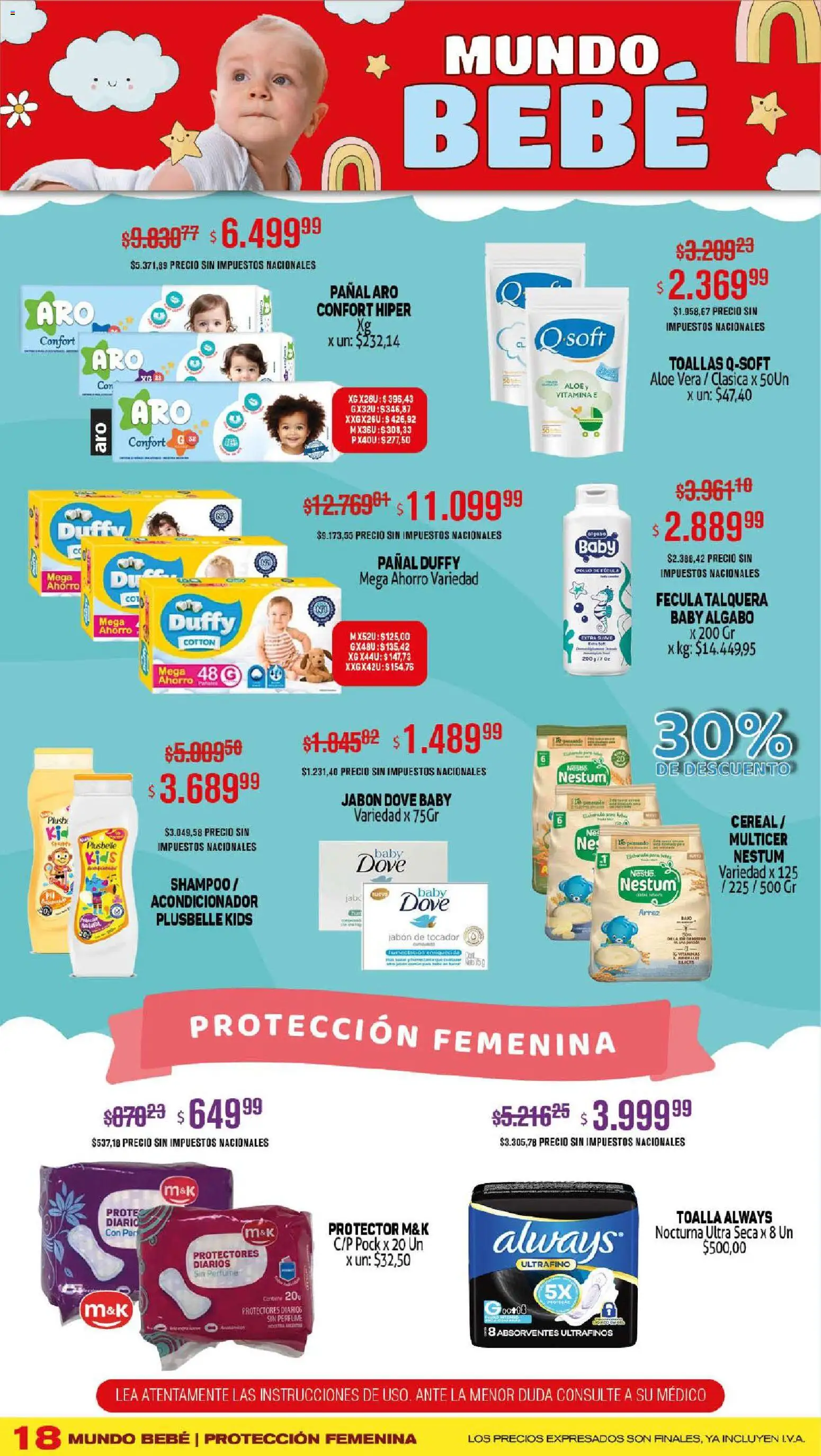 Makro ofertas │ válido desde el 06.11.2025 | Página: 18 | Productos: Toalla, Pollo, Jabón, Arroz