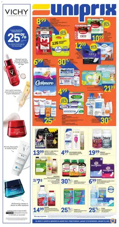Preview of Uniprix weekly flyer / circulaire from shop Uniprix valid from 22.01.2026