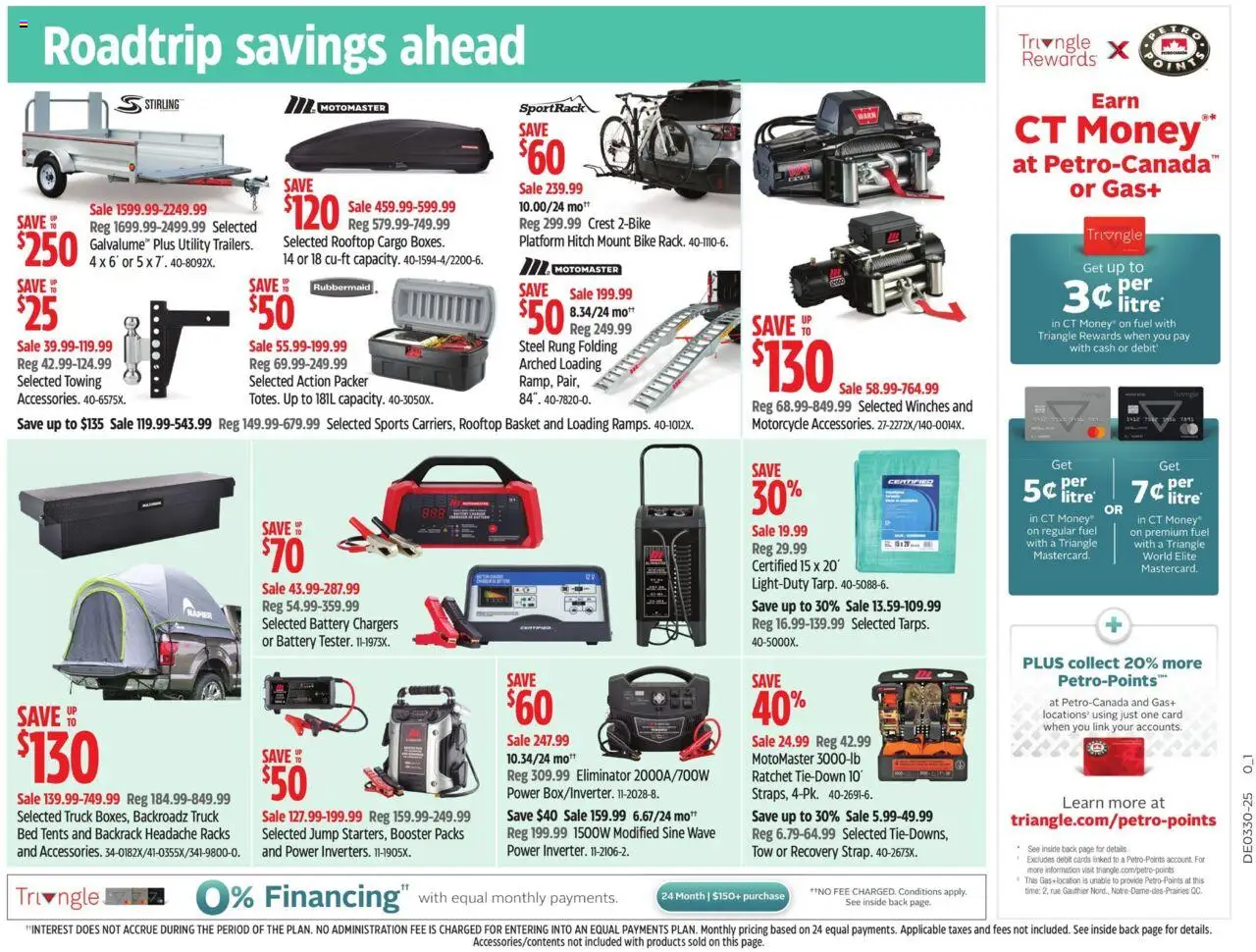 Canadian Tire flyer valid from 18.07.2025 | Page: 34 | Products: Bed, Battery, Basket