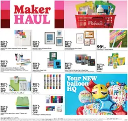Preview of Michaels weekly flyer / circulaire from shop Michaels valid from 08.08.2025