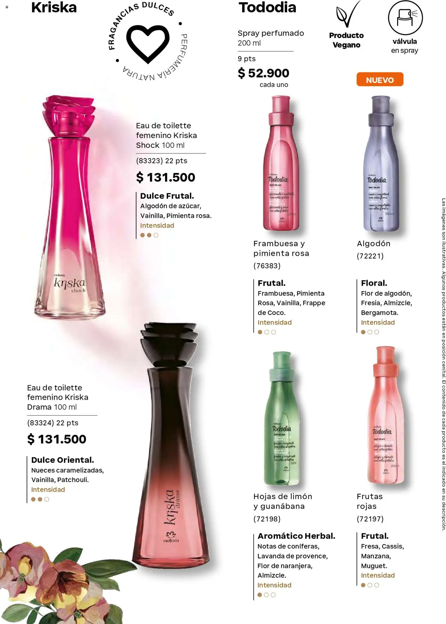 Natura revista - valida desde el 01.03.2026 | Página: 66 | Productos: Algodón, Eau de toilette, Ruana, Válvula