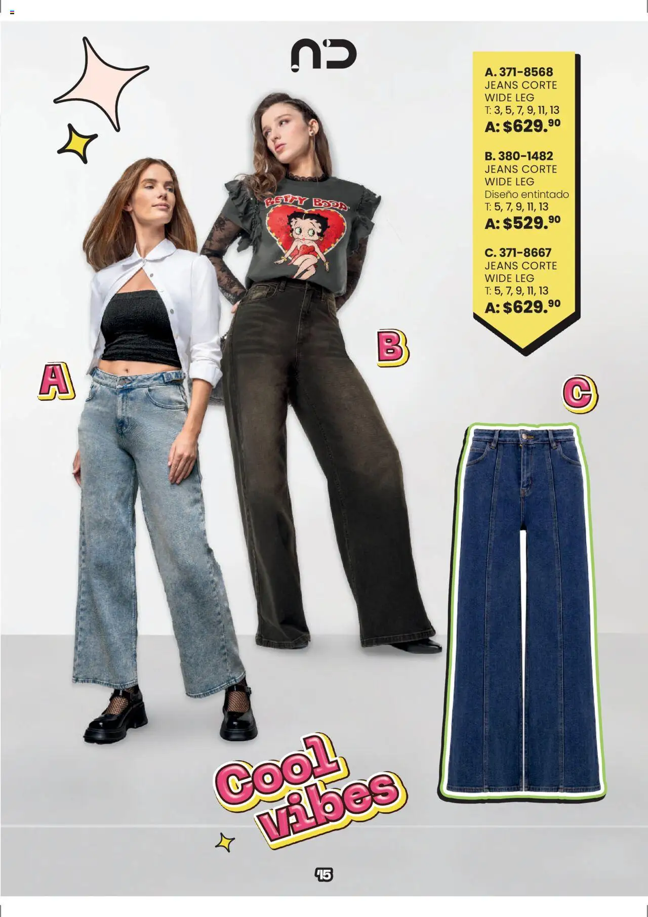 Nuevas ofertas de Andrea válidas en toda la República Mexicana desde el 14.09.2025. ¡Encuentra las mejores ofertas en Andrea - Catálogo Denim Urbano! | Página: 15
