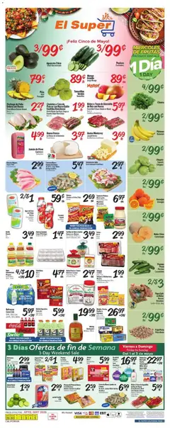 Preview of El Super weekly ads valid from 29.04.2026