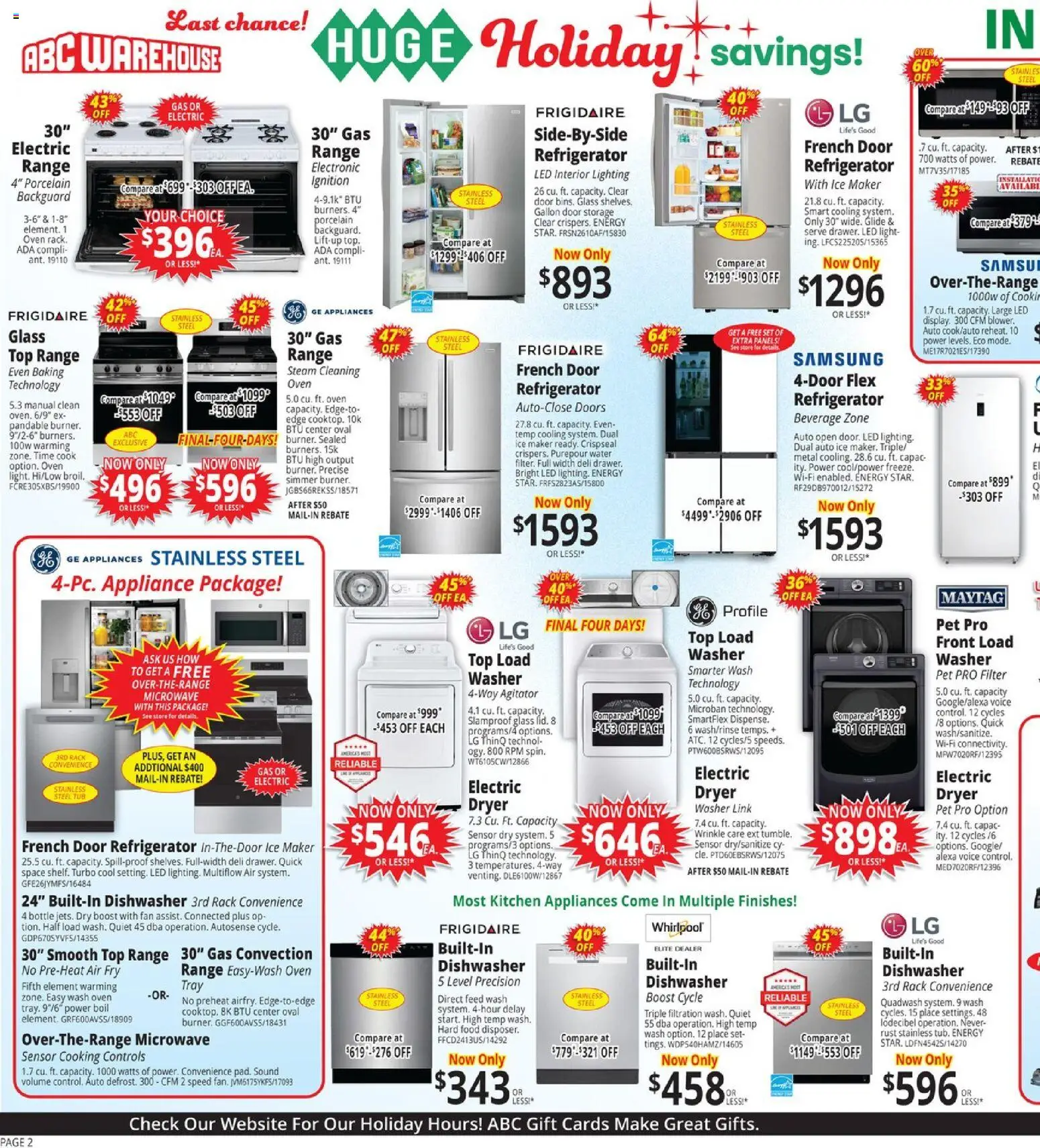 ABC Warehouse Weekly Ad - valid from 21.12.2025 | Page: 2