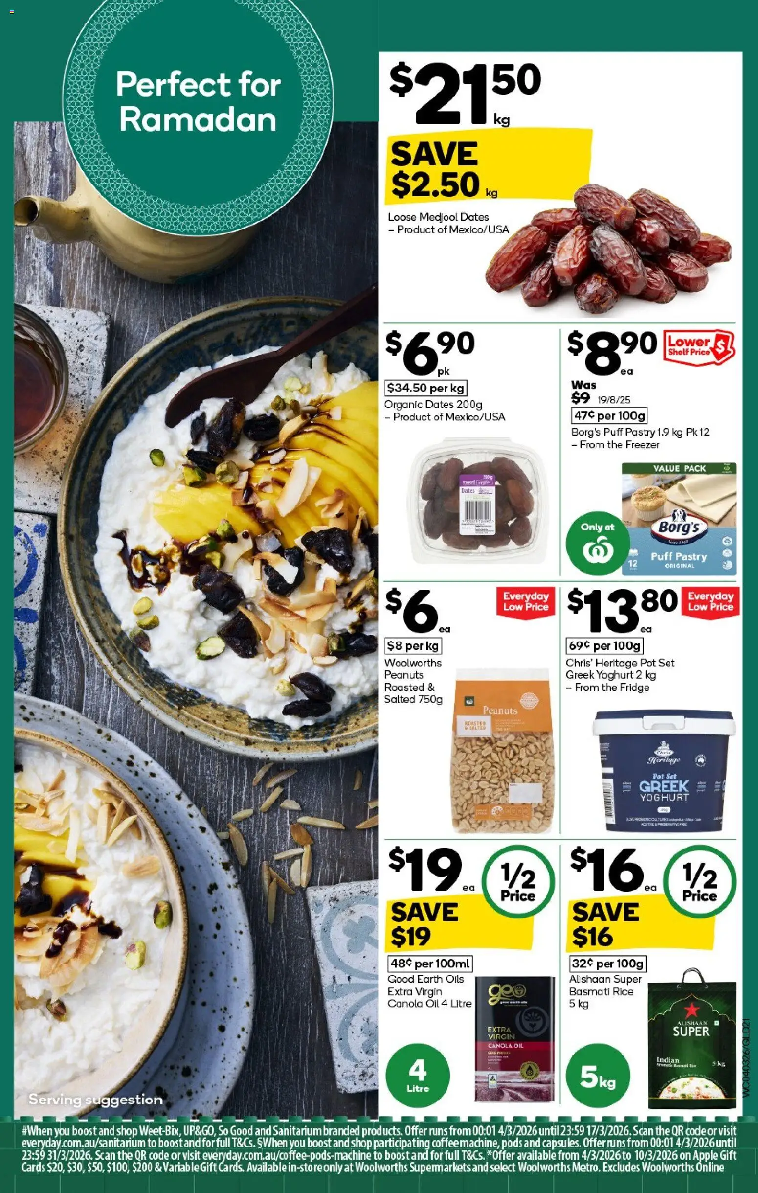 Woolworths catalogue - valid from 04.03.2026 | Page: 21 | Products: Pot, Rice, Peanuts, Fridge