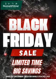 Hunting & Fishing - Black Friday preview  - valid from 24.11.2025