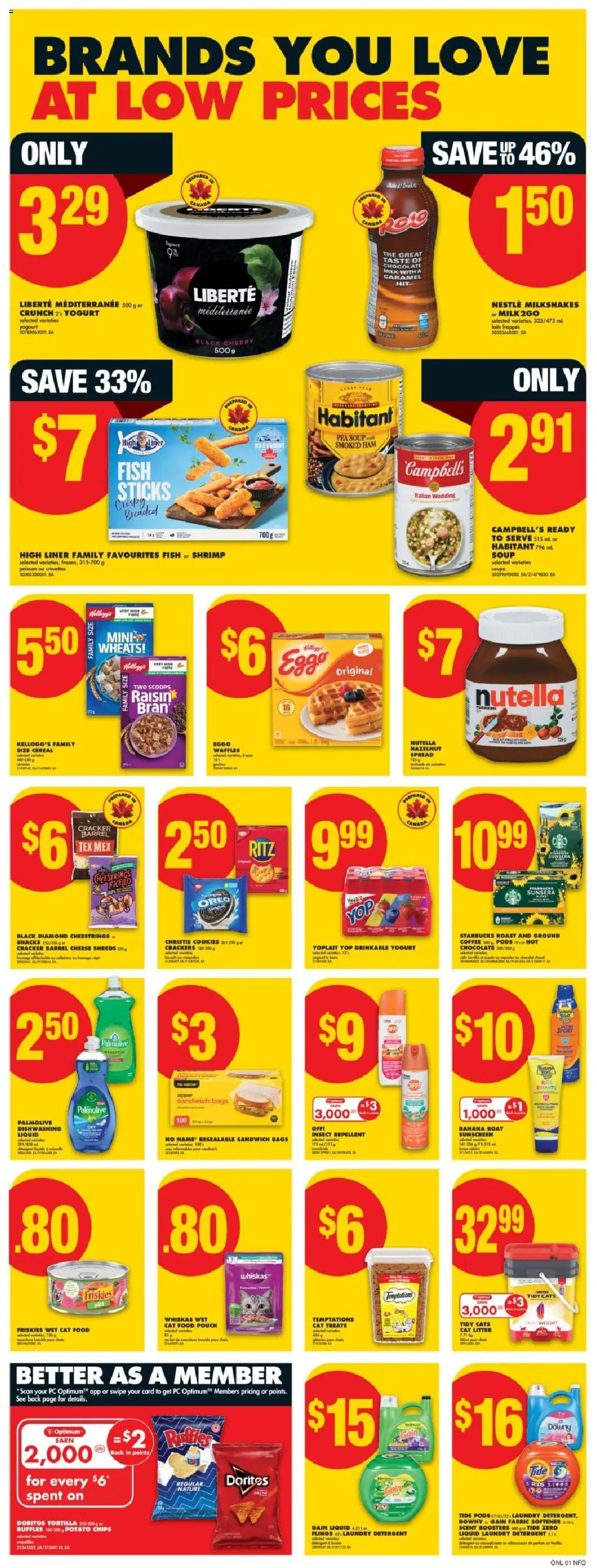 No Frills flyer valid from 31.07.2025 | Page: 6 | Products: Soap, Fabric softener, Cheese, Yogurt