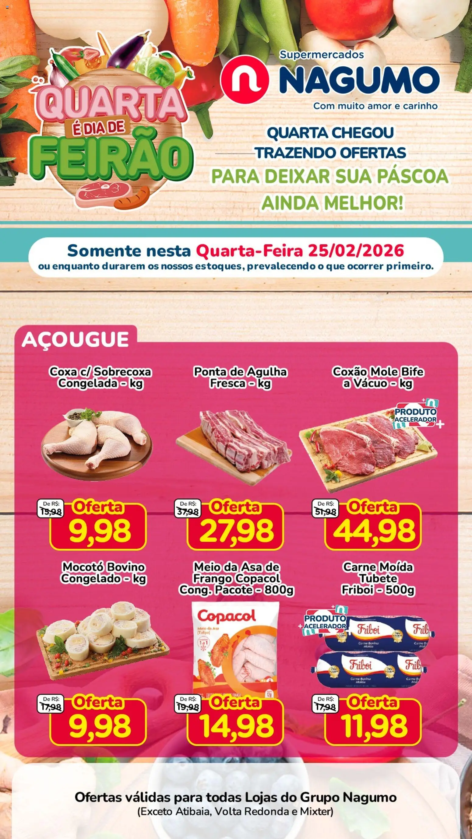 Nagumo Folheto - válido de 25.02.2026 | Página: 7 | Produtos: Cama, Asa de frango, Carne, Frango