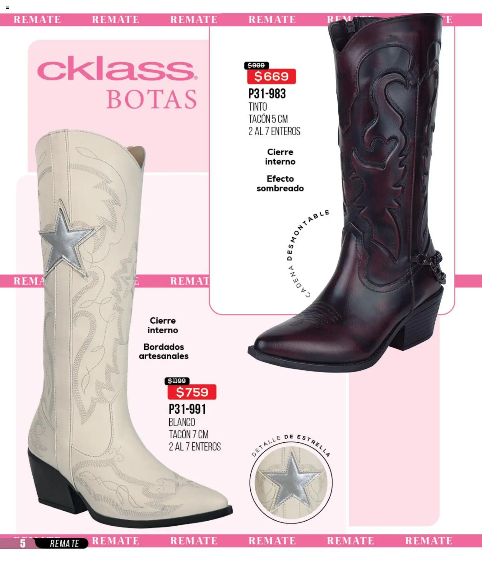 Nuevas ofertas de Cklass válidas en toda la República Mexicana desde el 06.02.2026. ¡Encuentra las mejores ofertas en Cklass catálogo Ramate Digital Calzado! | Página: 6