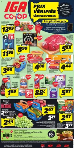 Preview of IGA weekly flyer / circulaire from shop IGA valid from 21.08.2025