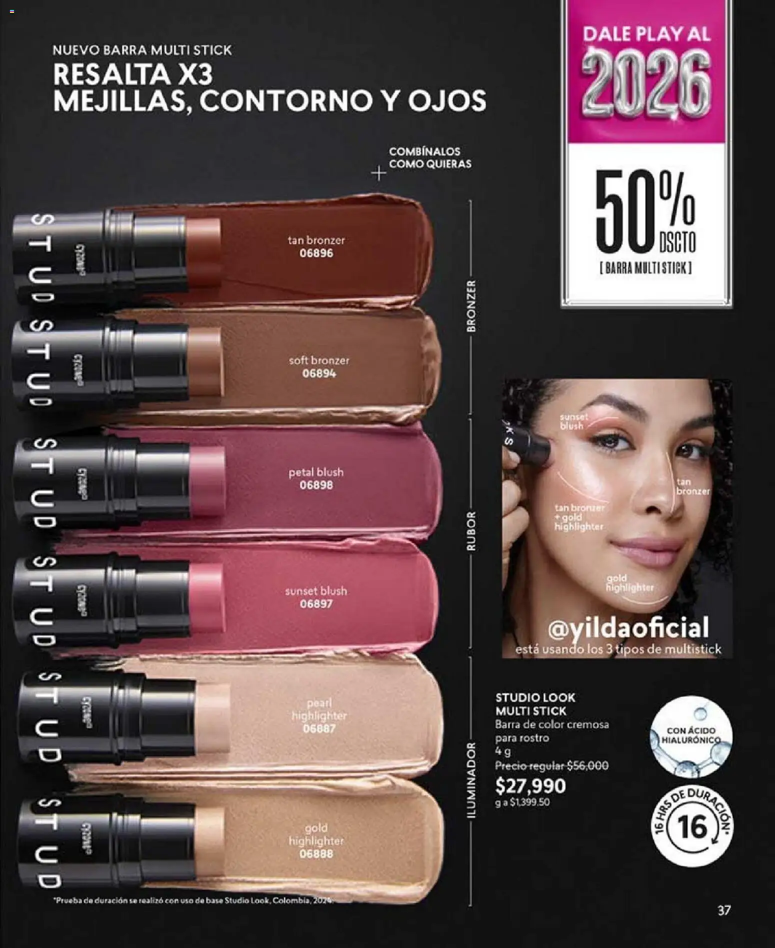 CyZone revista - valida desde el 01.01.2026 | Página: 37 | Productos: Iluminador, Rubor, Contorno