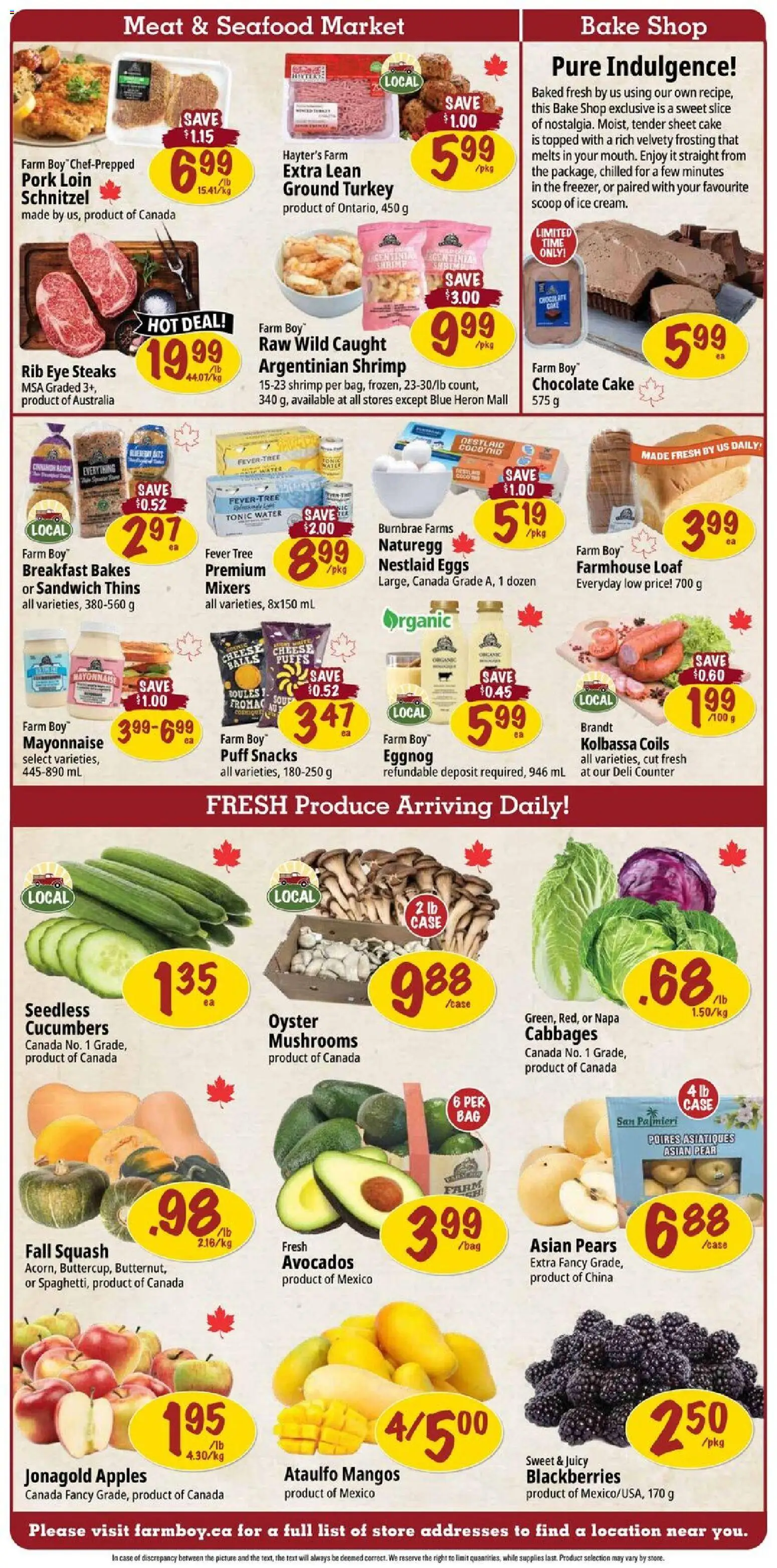 Farm Boy flyer valid from 27.11.2025 | Page: 2 | Products: Case, Cheese, Chocolate, Pork