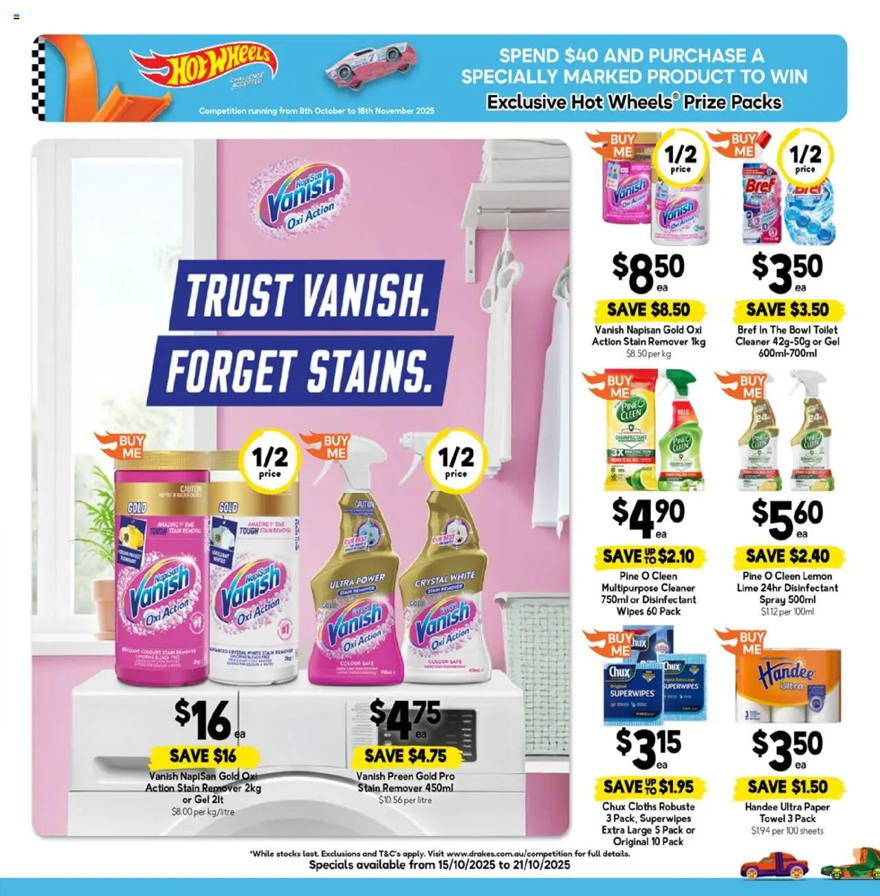 Drakes catalogue - valid from 15.10.2025 | Page: 3 | Products: Toilet, Cleaner, Lime, Safe