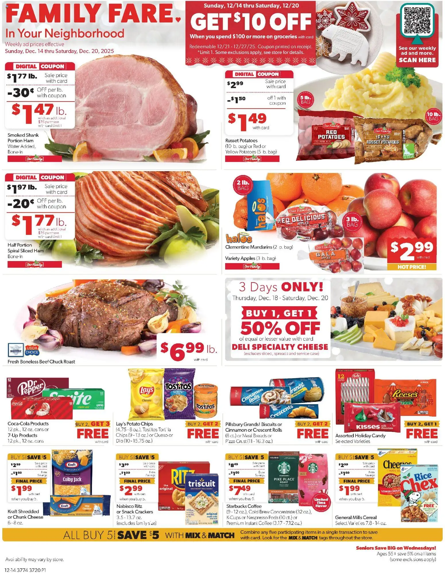 Family Fare Weekly Ad - IA - valid from 14.12.2025 | Page: 1