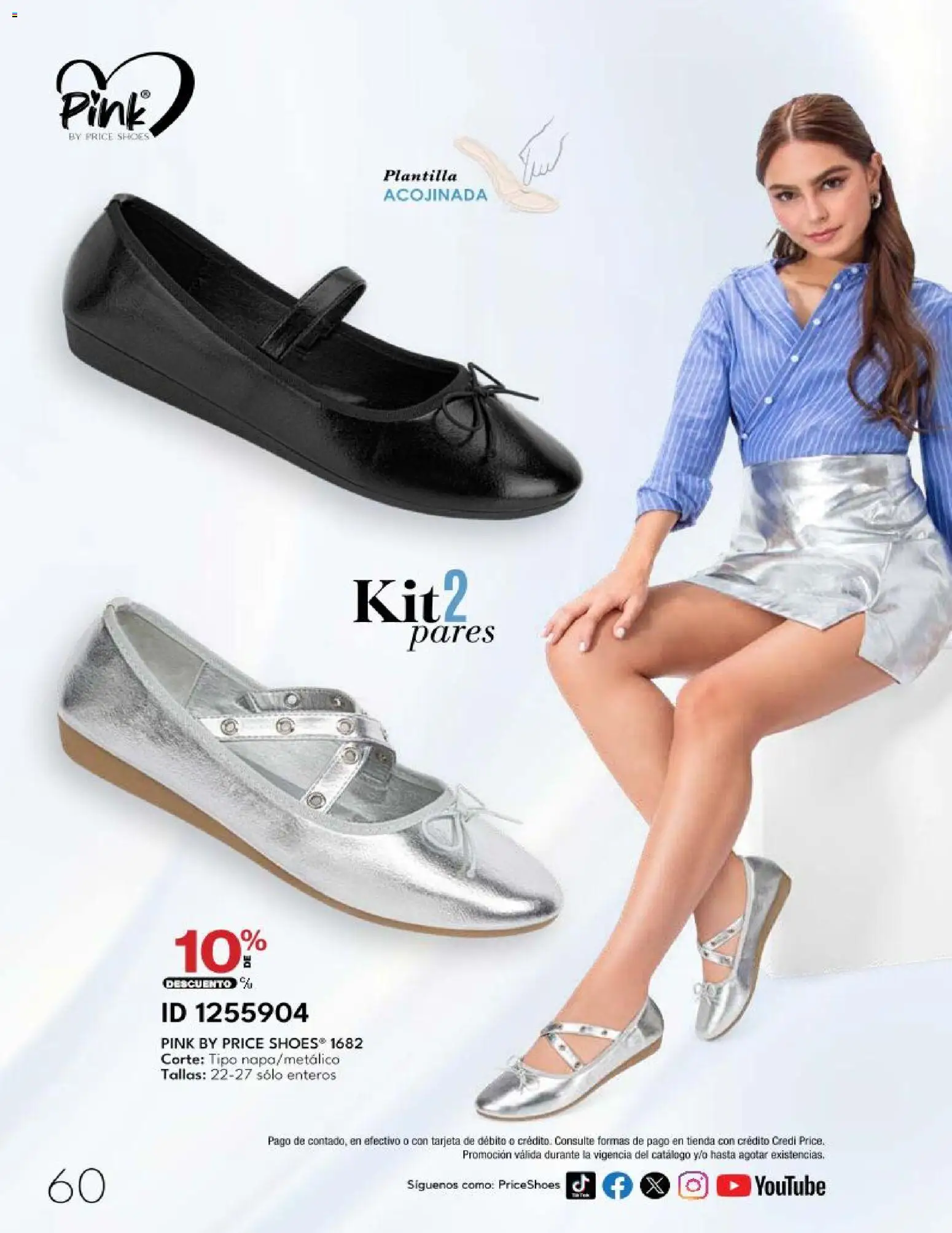 Nuevas ofertas de Price Shoes válidas en toda la República Mexicana desde el 20.03.2026. ¡Encuentra las mejores ofertas en Price Shoes catálogo 10 Pagos Sin Intereses! | Página: 60