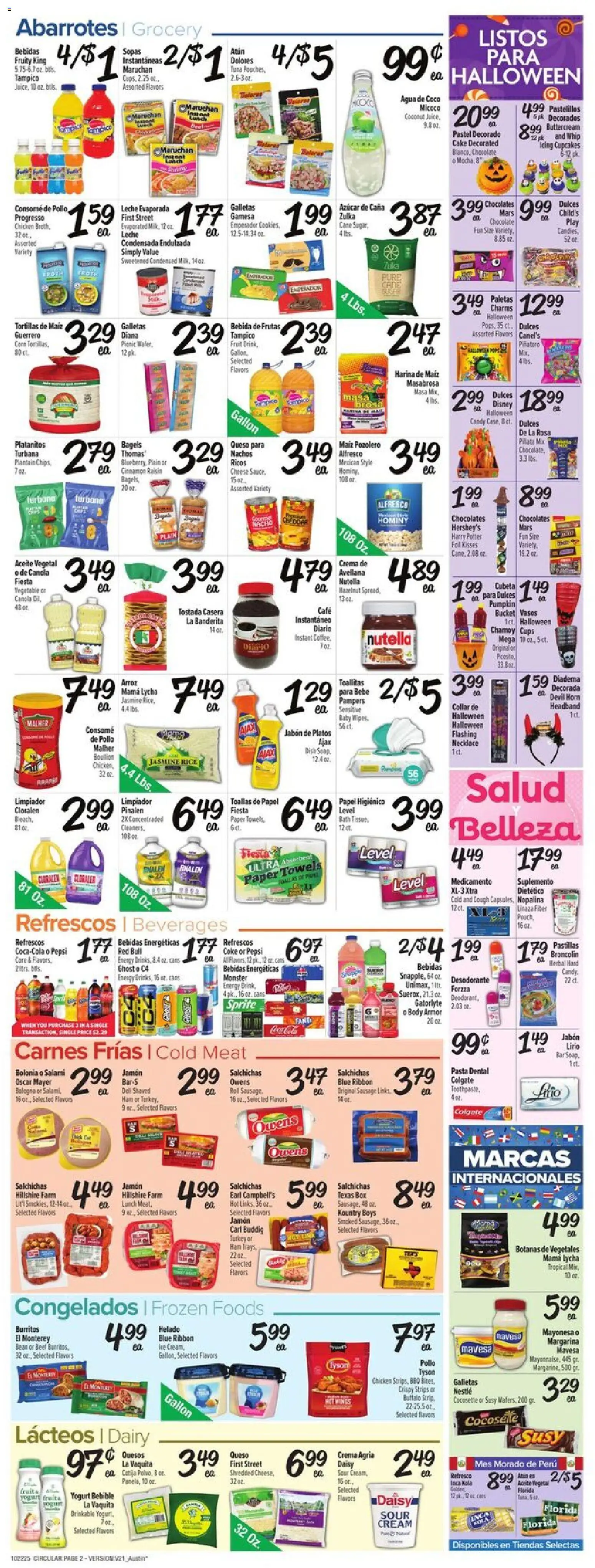 Fiesta Mart Weekly Ad - valid from 22.10.2025 | Page: 2 | Products: Box, Bath, Rice, Sour cream