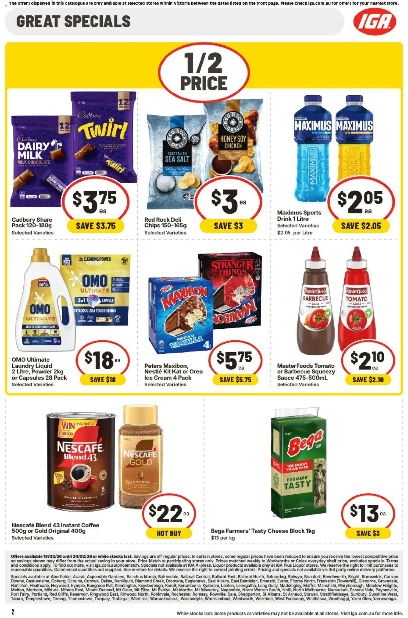 IGA catalogue - valid from 18.02.2026 | Page: 39 | Products: Cleaner, Antiperspirant, Toothpaste, Tablets