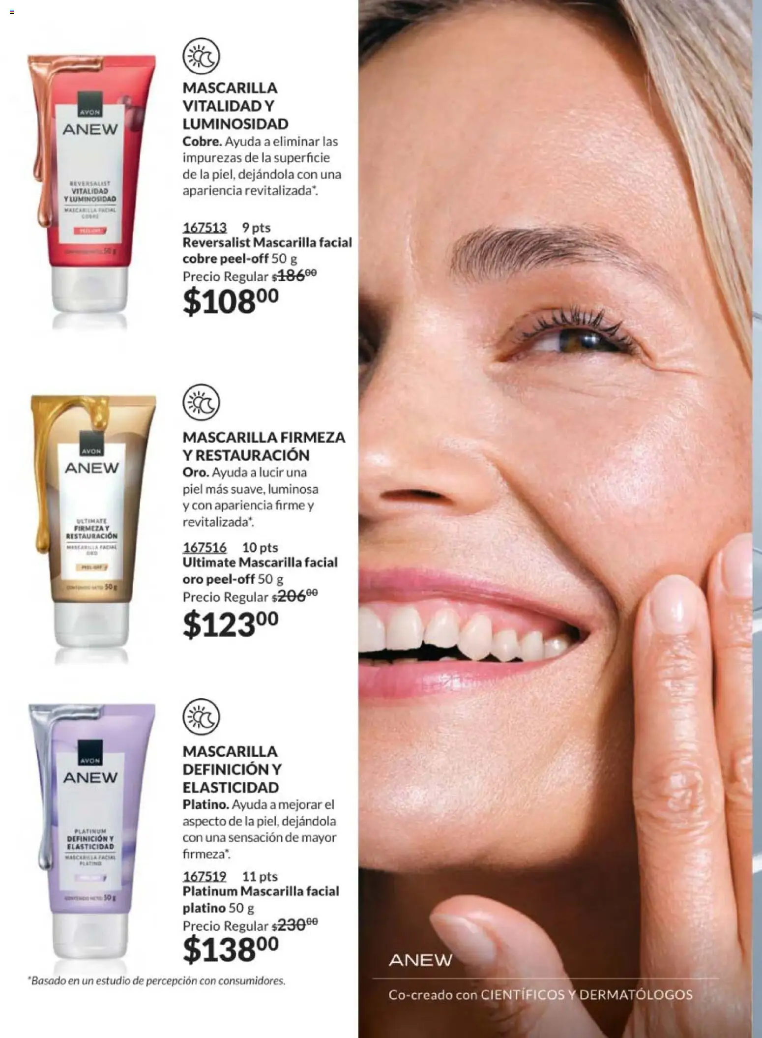 Nuevas ofertas de AVON válidas en toda la República Mexicana desde el 30.01.2026. ¡Encuentra las mejores ofertas en AVON campaña 3 2026! | Página: 138 | Productos: Mascarilla