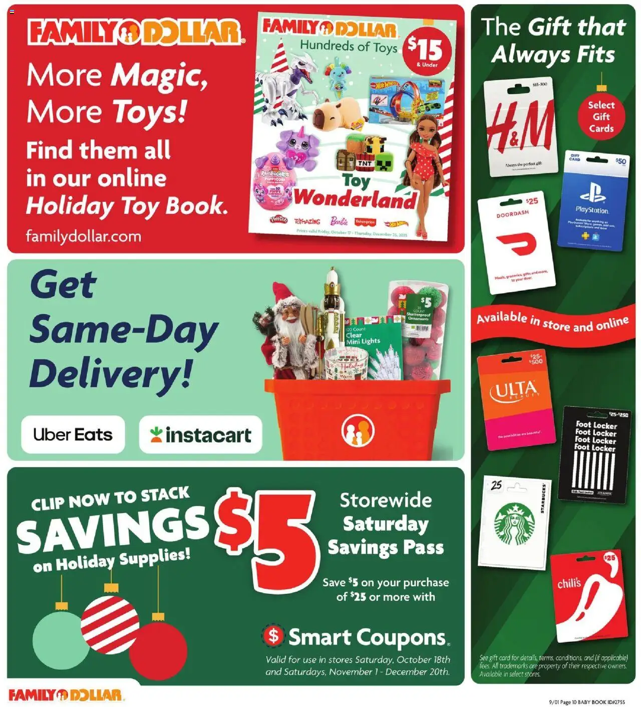 Family Dollar Holiday Book - valid from 17.10.2025 | Page: 17 | Products: Clip