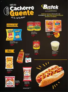 Bistek Supermercados - Ofertas Dia do Cachorro Quente - Pré-Visualização do folheto da loja Bistek Supermercados, válido de 08.09.2025