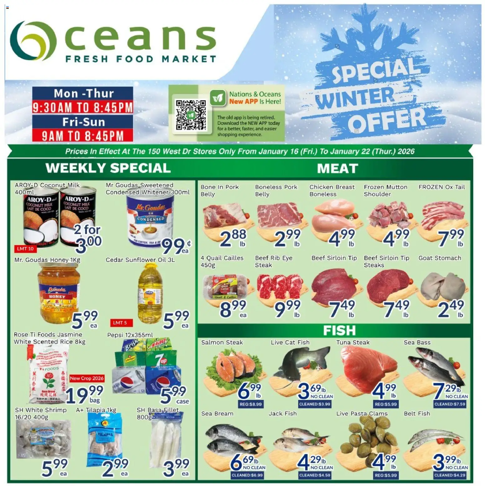 Oceans flyer valid from 16.01.2026 | Page: 1