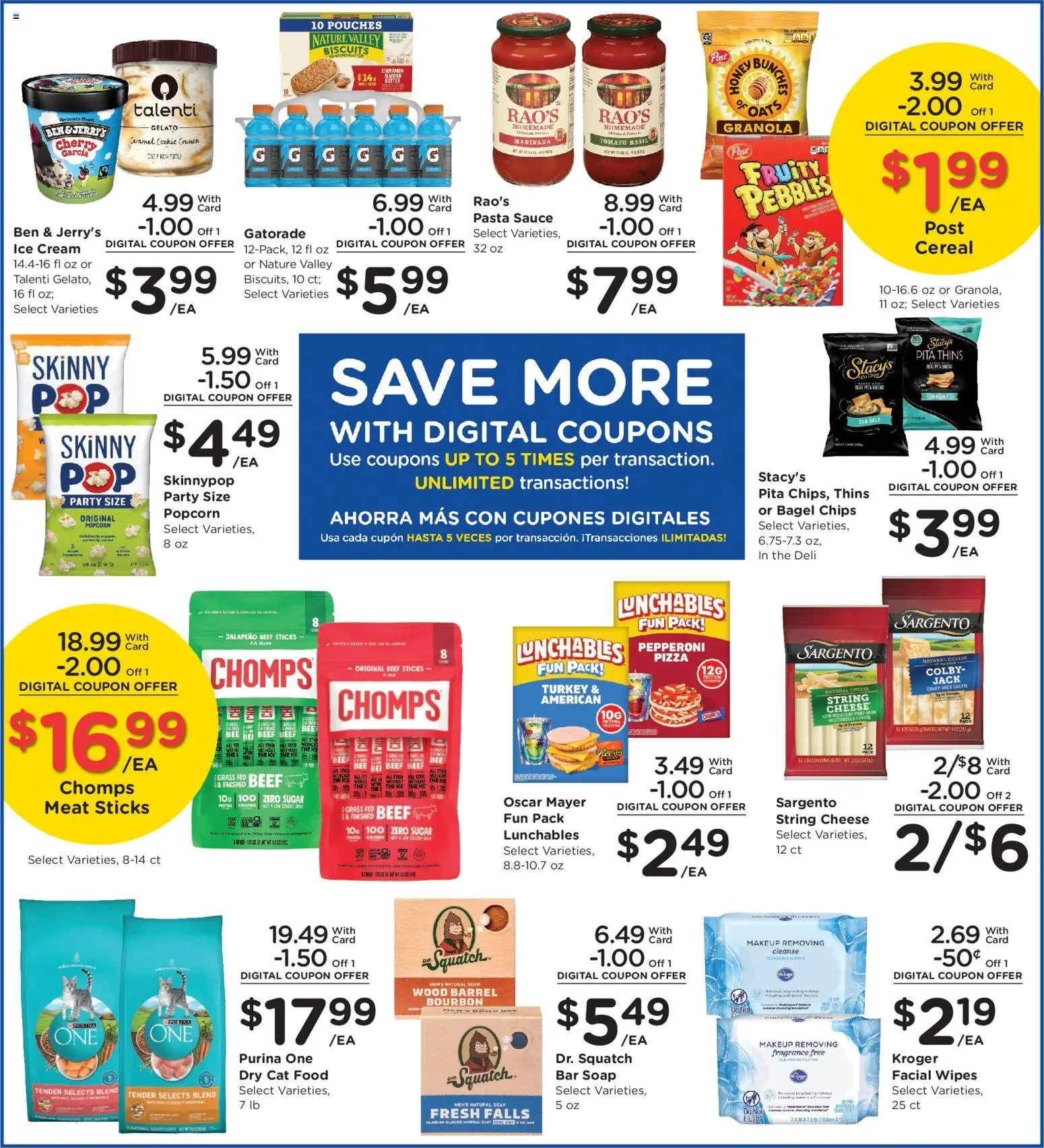 Smith's Weekly Ad - valid from 15.04.2026 | Page: 5 | Products: Pizza, Beef, Ice cream, Sauce