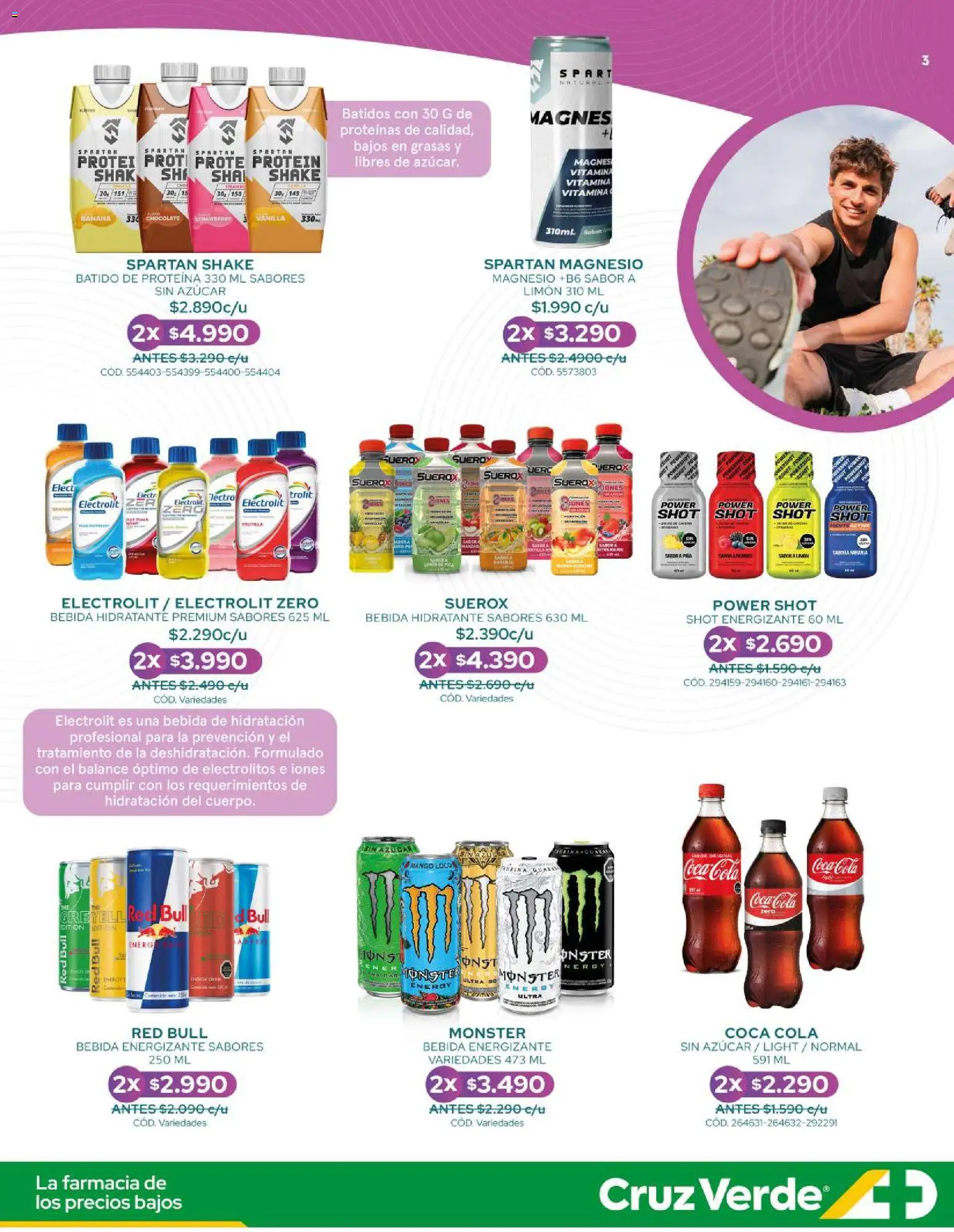 Cruz Verde - Bebestibles y Snacks │ válido desde el 01.03.2026 | Página: 3 | Productos: Limón, Mango, Chocolate, Azucar