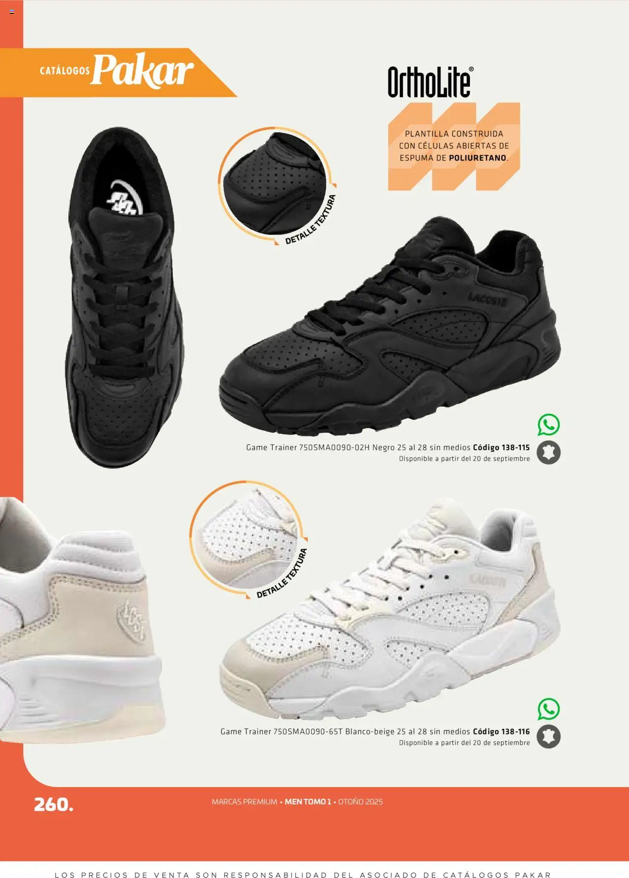 Nuevas ofertas de SC Pakar válidas en toda la República Mexicana desde el 29.08.2025. ¡Encuentra las mejores ofertas en SC Pakar - Catálogo Otoño Men Tomo 1! | Página: 260 | Productos: Espuma