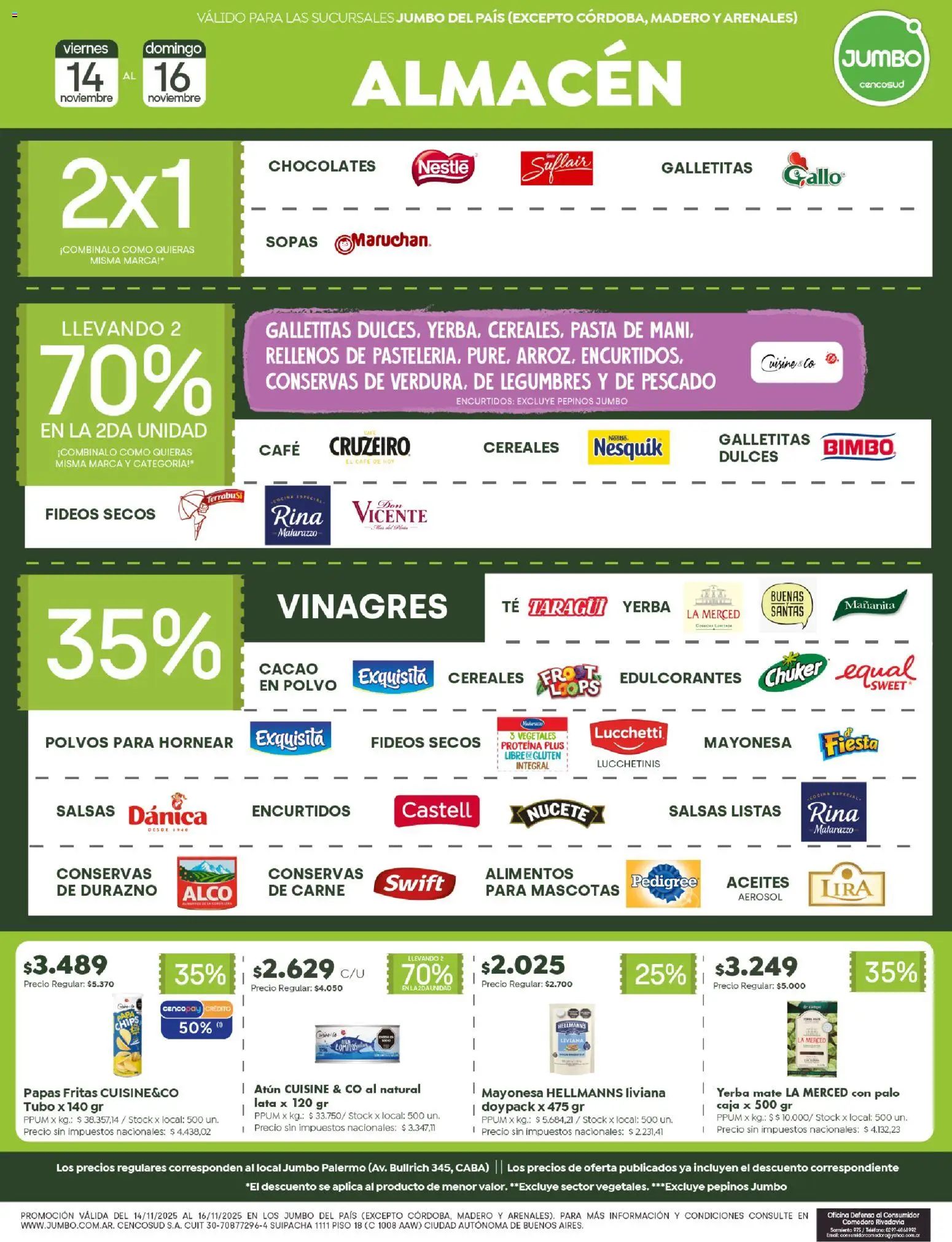 Jumbo - Ofertas  │ válido desde el 14.11.2025 | Página: 2 | Productos: Cocina, Galletitas, Pescado, Polvo