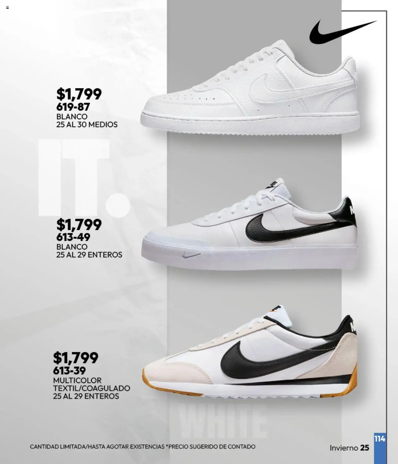 Nuevas ofertas de Cklass válidas en toda la República Mexicana desde el 16.09.2025. ¡Encuentra las mejores ofertas en Cklass - Catálogo Invierno Sportbrands! | Página: 115