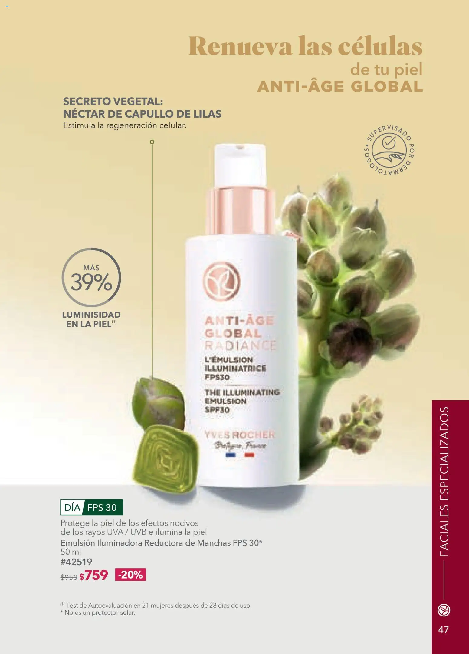 Nuevas ofertas de Yves Rocher válidas en toda la República Mexicana desde el 30.12.2025. ¡Encuentra las mejores ofertas en Yves Rocher campaña 1 2026! | Página: 47 | Productos: Emulsión, Uva
