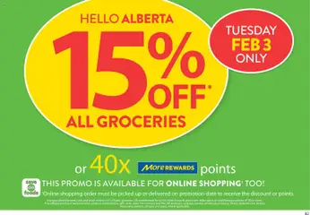 Preview of Save on foods weekly flyer / circulaire from shop Save on foods valid from 29.01.2026