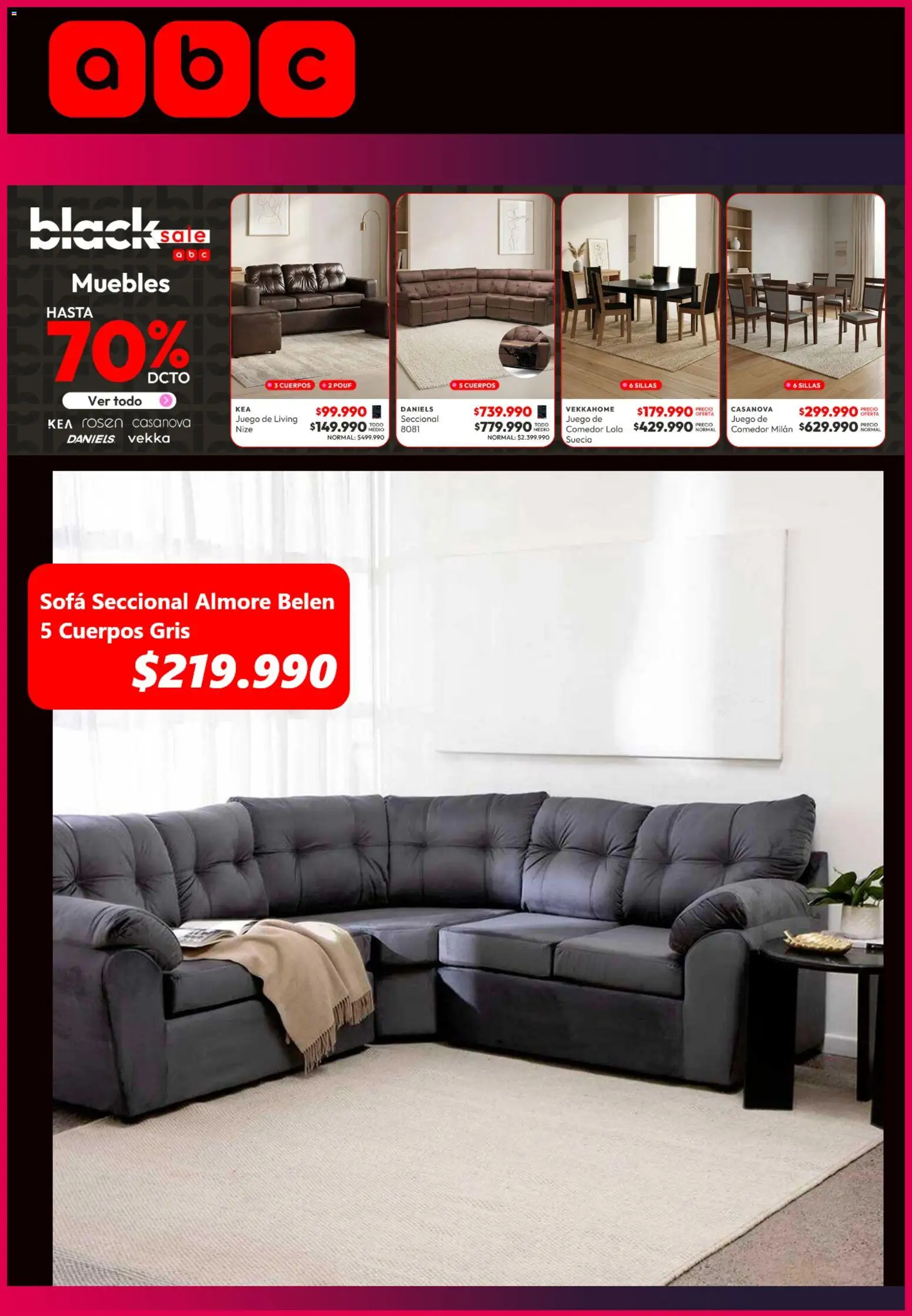 ABC ofertas  │ válido desde el 24.03.2026 | Página: 2 | Productos: Sofá