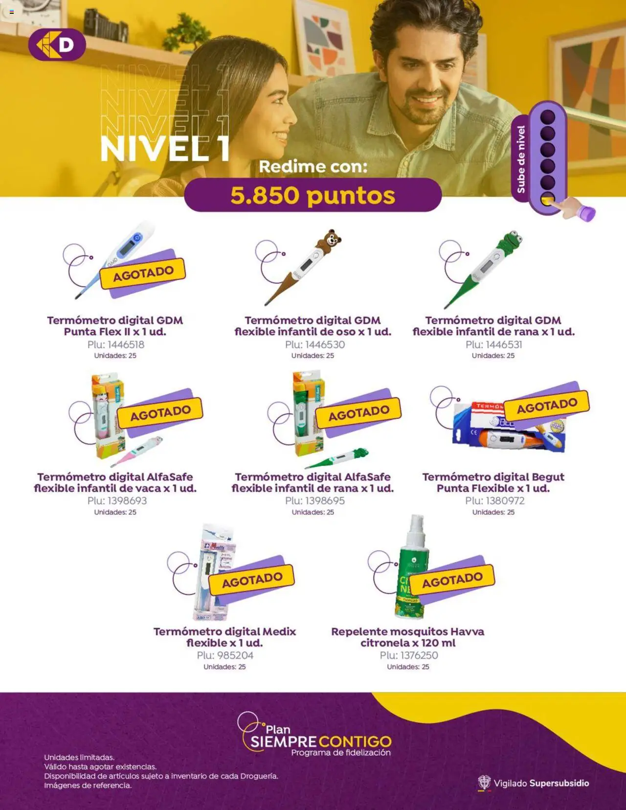 Colsubsidio revista - valida desde el 01.08.2025 | Página: 4 | Productos: Repelente, Termómetro
