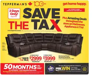 Preview of Tepperman's weekly flyer / circulaire from shop Tepperman's valid from 28.08.2025