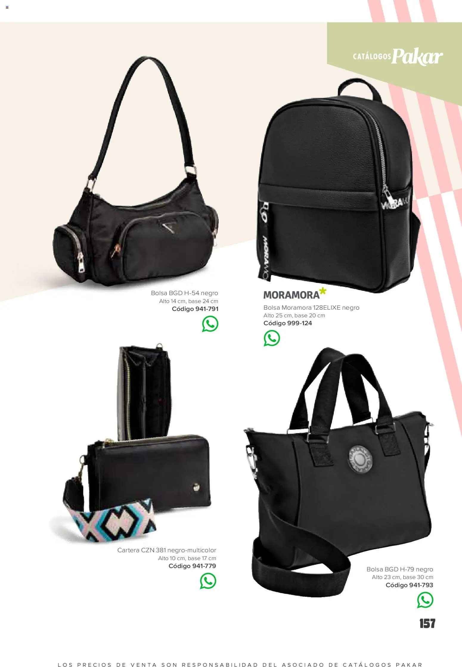 Nuevas ofertas de SC Pakar válidas en toda la República Mexicana desde el 30.01.2026. ¡Encuentra las mejores ofertas en SC Pakar catálogo Ropa! | Página: 157 | Productos: Bolsa