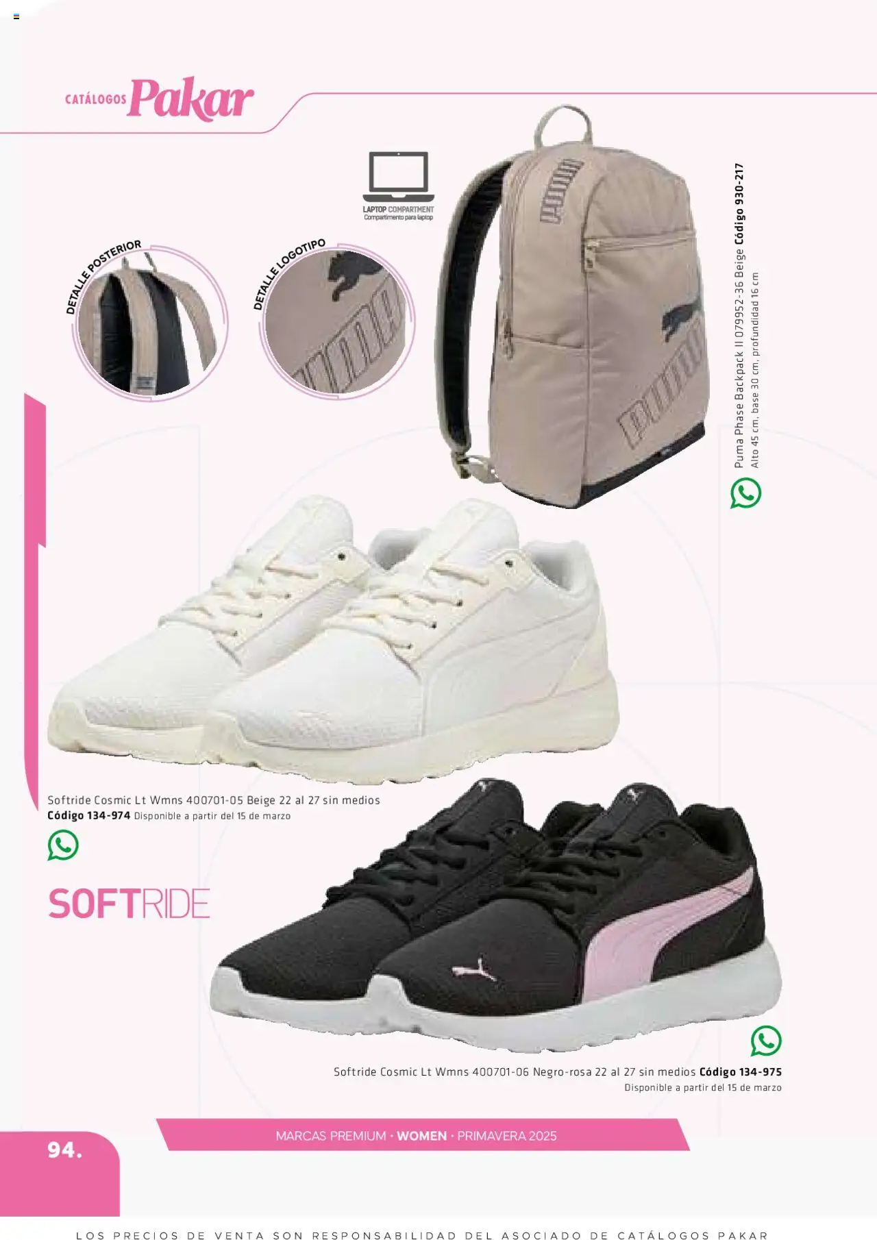 Nuevas ofertas de SC Pakar válidas en toda la República Mexicana desde el 06.03.2025. ¡Encuentra las mejores ofertas en SC Pakar catálogo Women! | Página: 94