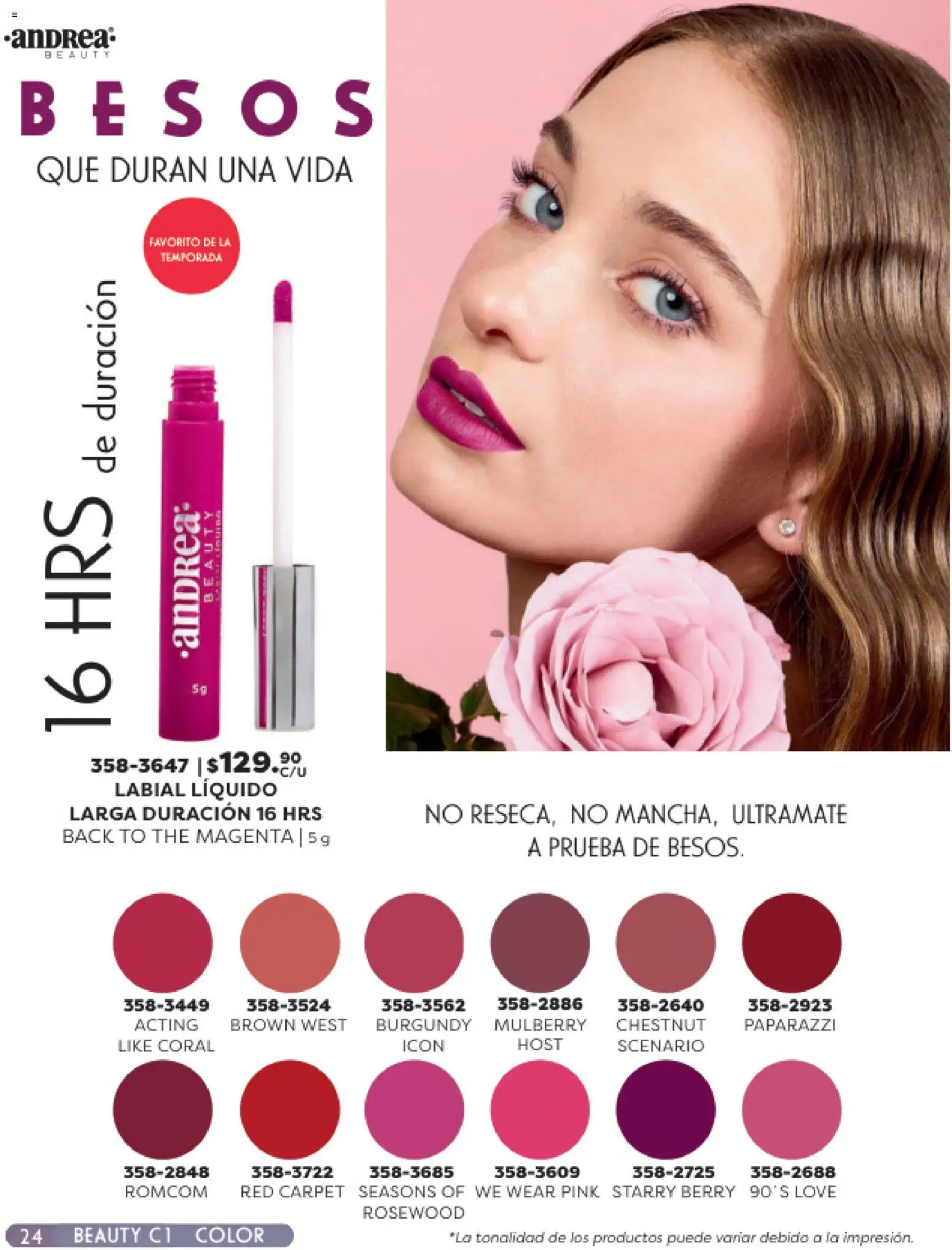 Nuevas ofertas de Andrea válidas en toda la República Mexicana desde el 25.01.2026. ¡Encuentra las mejores ofertas en Andrea catálogo Beauty! | Página: 24