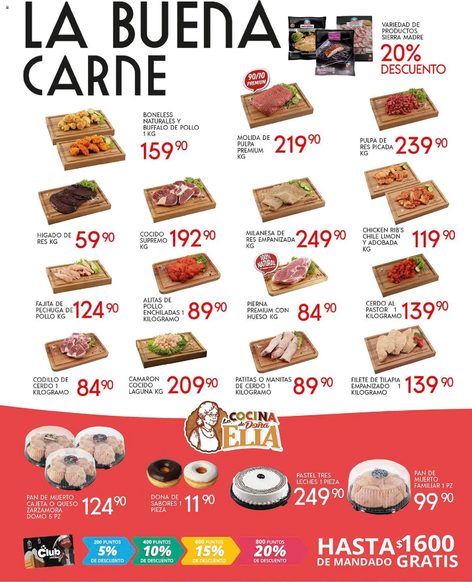 Nuevas ofertas de Alsuper válidas en toda la República Mexicana desde el 28.10.2025. ¡Encuentra las mejores ofertas en Alsuper folleto Zacatecas! | Página: 2 | Productos: Pollo, Pastel, Cocina, Sierra