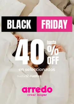 Vista previa Arredo Black Friday válido desde el 27.11.2025