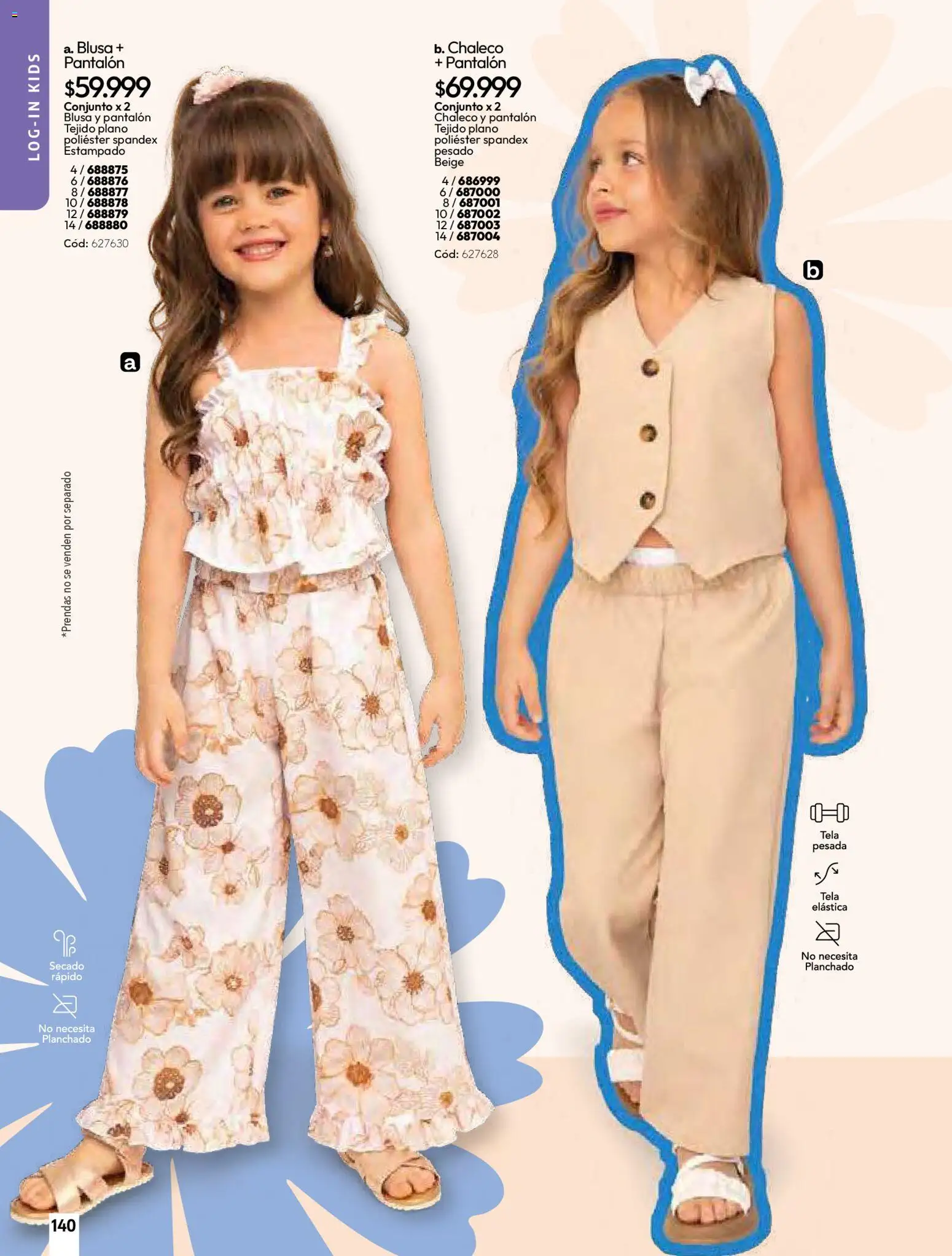 Pacifika revista - valida desde el 01.04.2026 | Página: 140 | Productos: Conjunto, Blusa, Chaleco